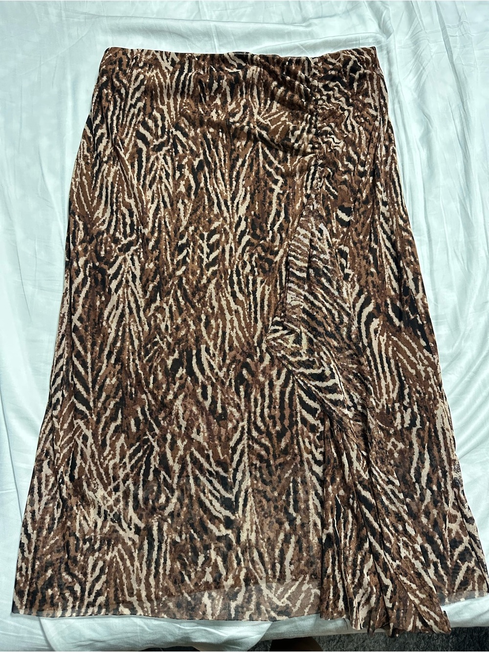 Brown Midi Skirt